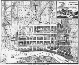 Plan of the City of the City & Harbour of Savannah in Chatham County state of Georgia, taken in 1818. Georgia Historical Society Map Collection, 1361MP – 006 Plan of the City of the City & Harbour of Savannah in Chatham County state of Georgia, taken in 1818. Georgia Historical Society Map Collection, 1361MP – 006