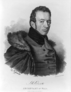 J.R. Poinsett, Secretary of War. Library of Congress, Prints & Photographs Division, LC-USZ62-23834 J.R. Poinsett, Secretary of War. Library of Congress, Prints & Photographs Division, LC-USZ62-23834