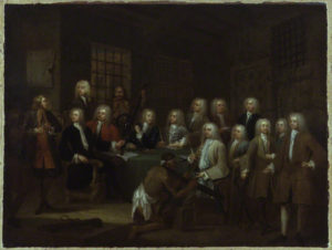'The Gaols Committee of the House of Commons', by William Hogarth, NPG 926. © National Portrait Gallery, London. 