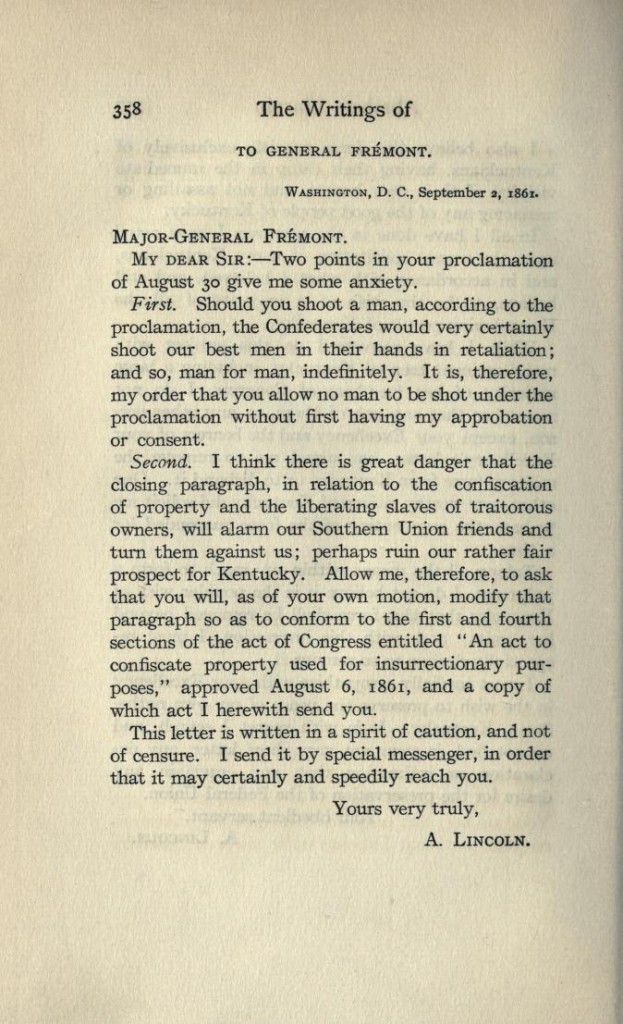 Lincoln_Letter – Georgia Historical Society