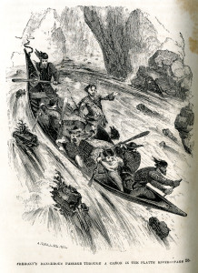 Platte River Passage. Memoir of the life and public services of John Charles Frémont. Georia Historical Society Main Collection. 