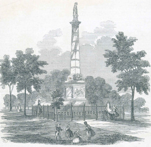 Pulaski Monument, Monterey Square, Savannah, 1857 1361PR Georgia Historical Society Print Collection, Box 3, Folder 40a