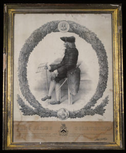 Portrait of General Oglethorpe, Lithograph, 1852. From the GHS Objects Collection, A-1361-440.