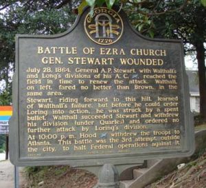 Battle of Ezra Church: Gen. Stewart Wounded