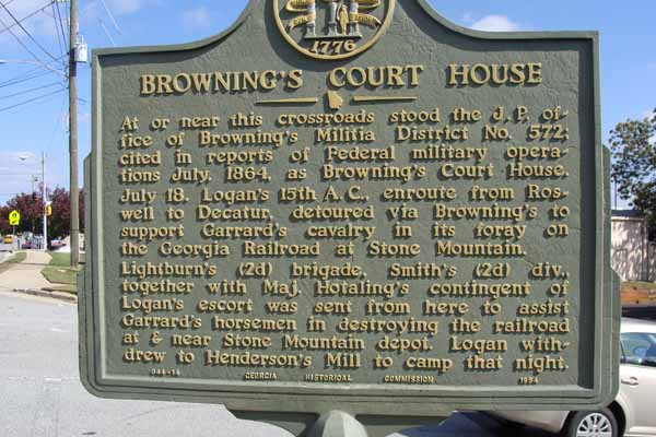 Browning #39 s Court House Georgia Historical Society