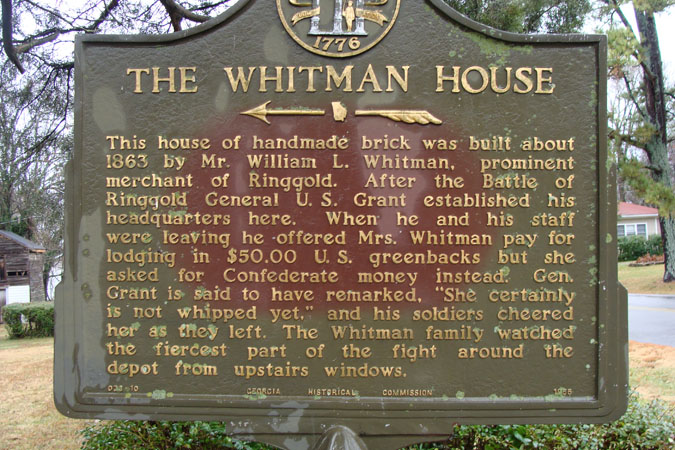 The Whitman House Georgia Historical Society