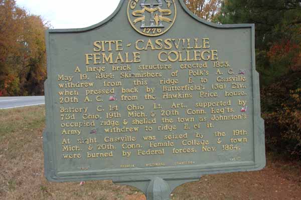 Site: Cassville Female College