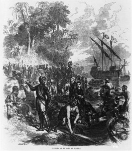 Landing of De Soto in Florida