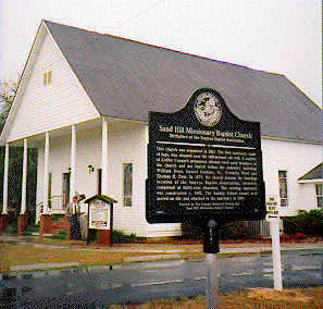 Sand Hill Missionary Baptist Marker