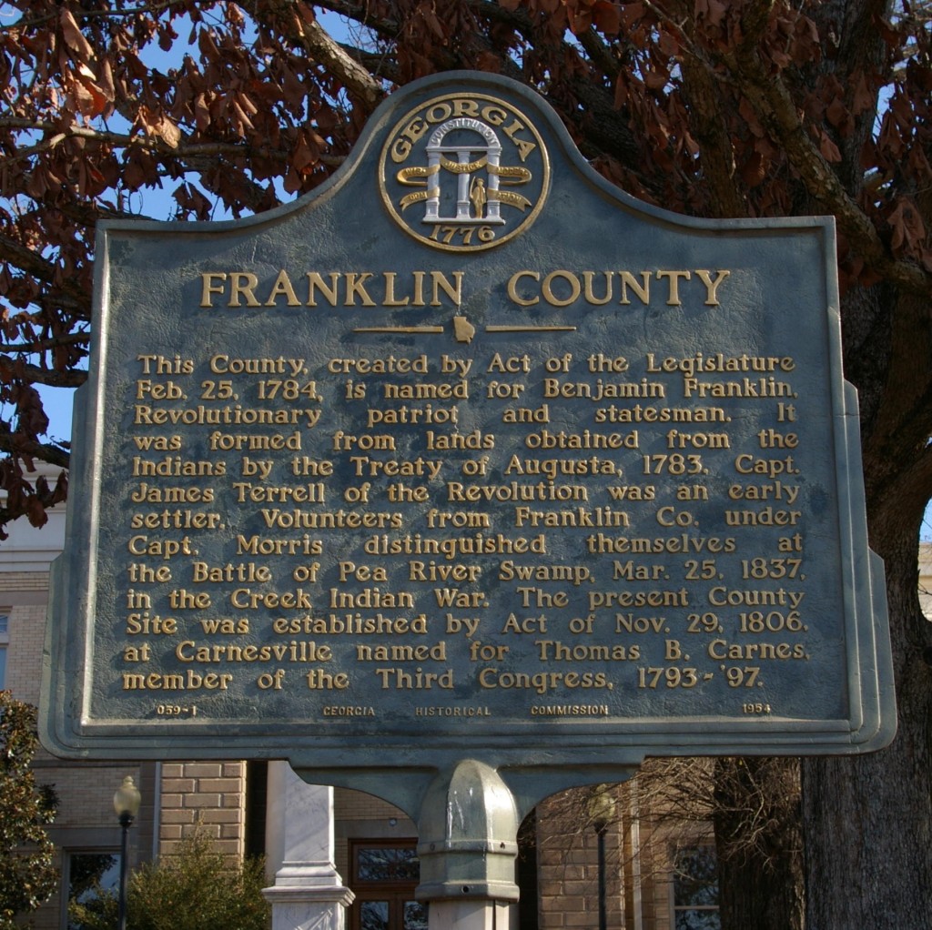 Franklin County - Georgia Historical Society