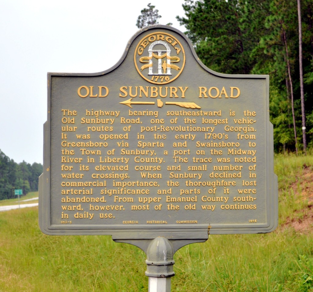 Old Sunbury Road - Georgia Historical Society