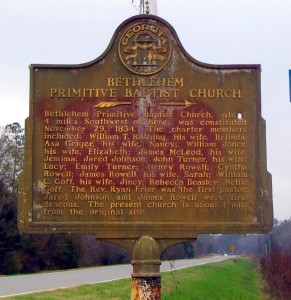 Bethlehem Primitive Baptist Church - Georgia Historical Society