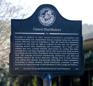 United Distributors Historical Marker Dedication