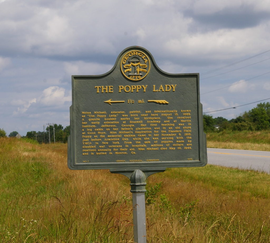 Marker Monday The Poppy Lady Historical Society