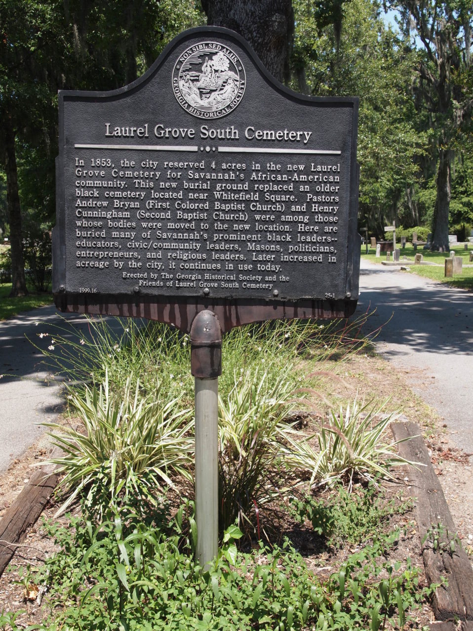 Laurel Grove South Cemetery – Georgia Historical Society