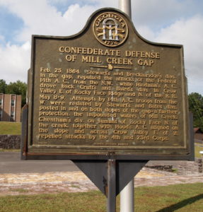 Confederate Defense of Mill Creek Gap