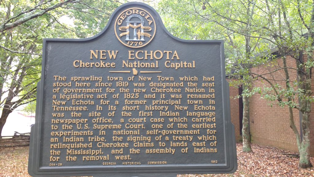 New Echota Cherokee National Capital Historical Society