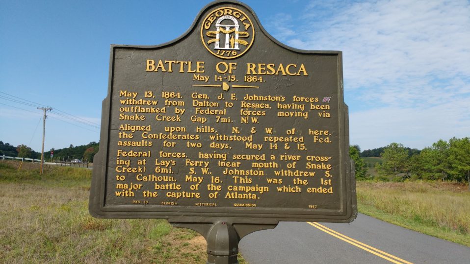 Battle of Resaca May 1415, 1864 Historical Society