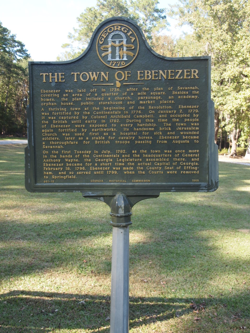 The Town of Ebenezer Historical Society