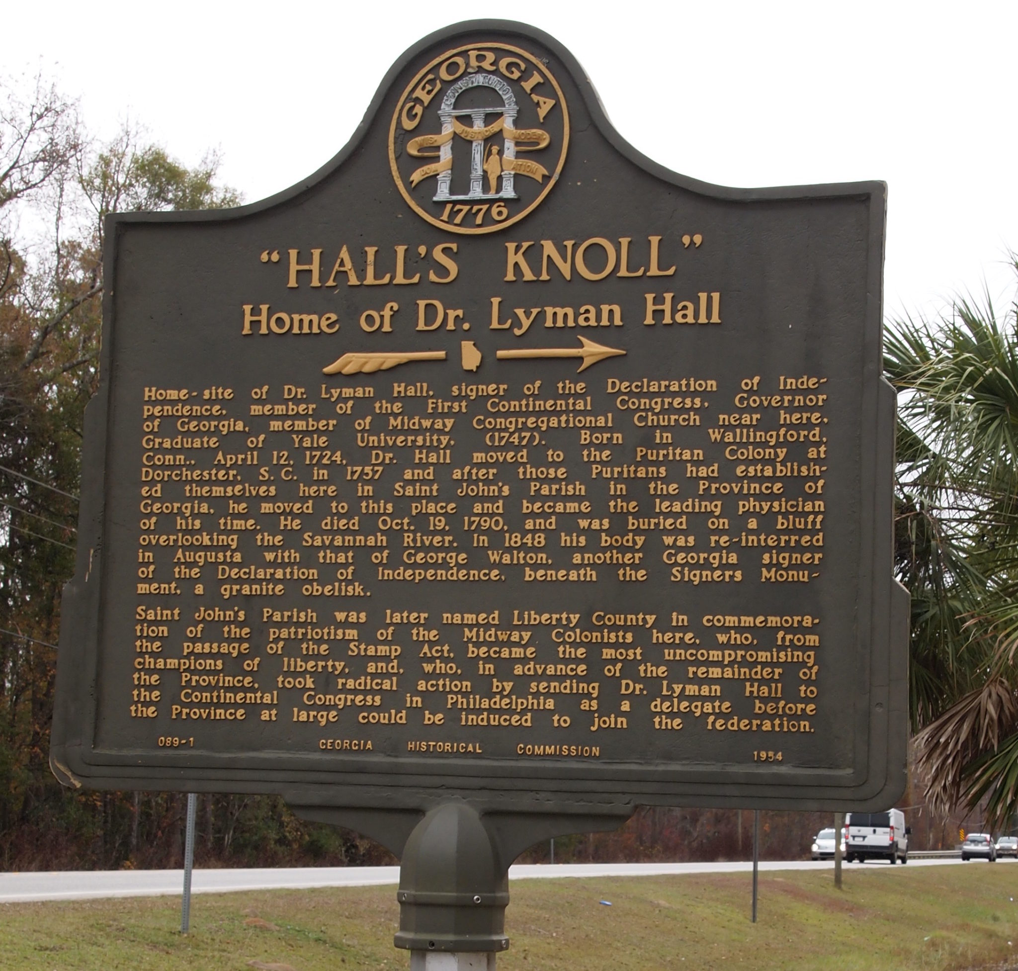 “Hall’s Knoll” Home of Dr. Lyman Hall Historical Society