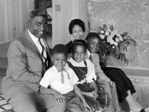 Jackie Robinson with Family
