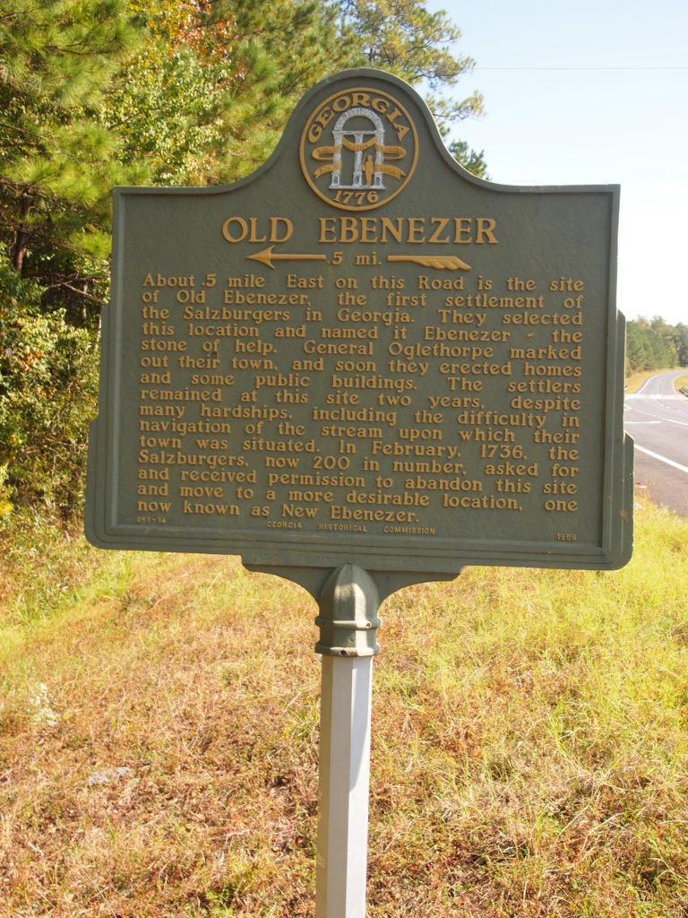 Marker Monday Old Ebenezer Historical Society