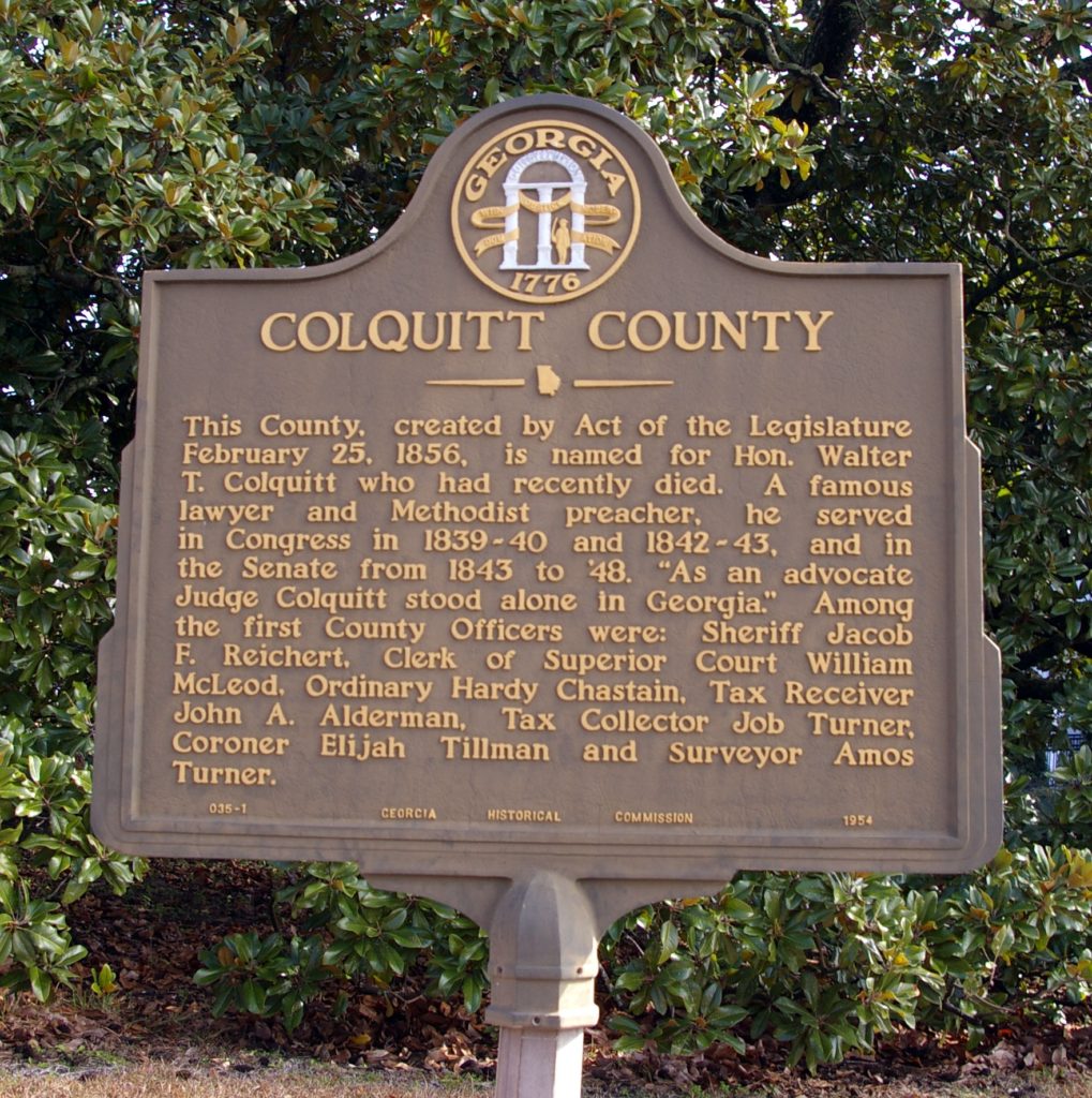 Colquitt County - Georgia Historical Society