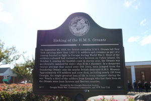 HMS Otranto Marker 