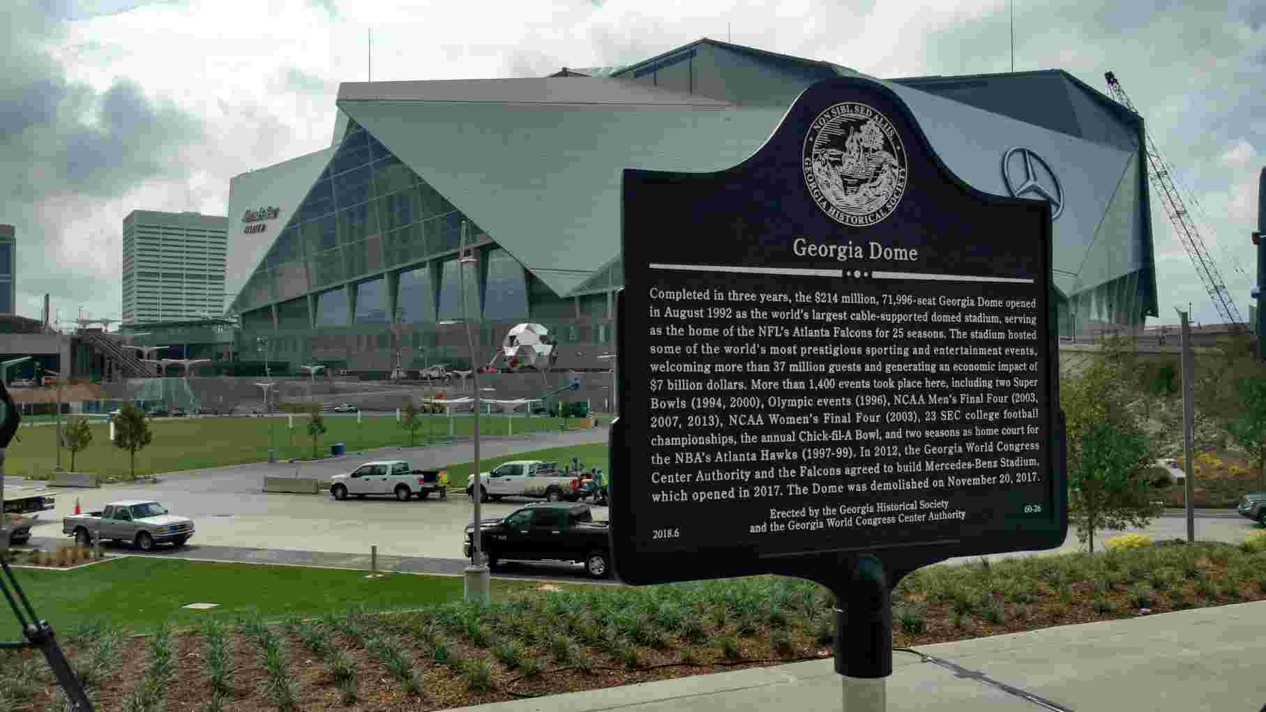 Stop 14, Site of the Georgia Dome