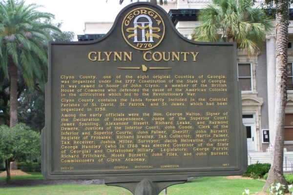 Glynn County Marker