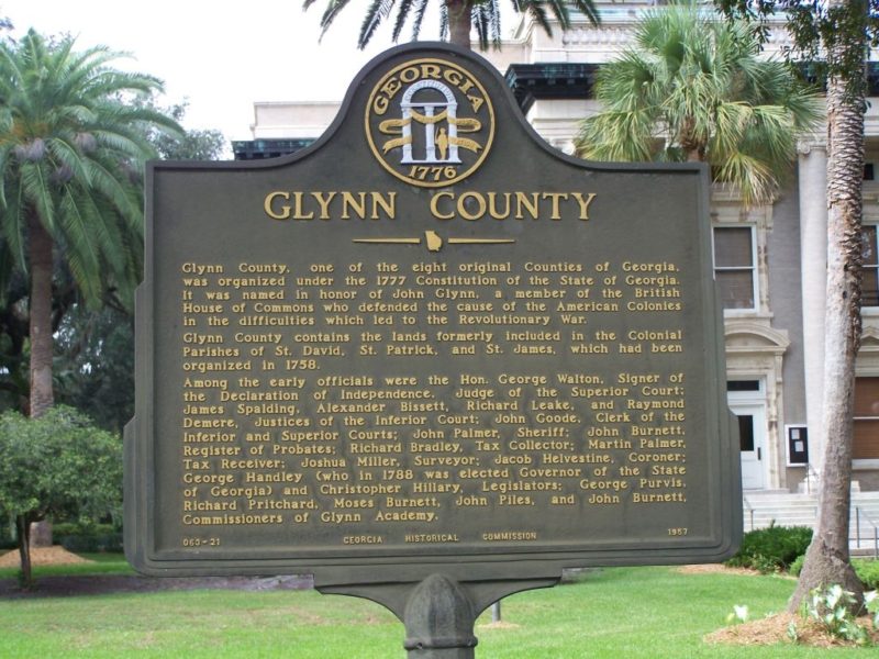 Marker Monday Glynn County Historical Society
