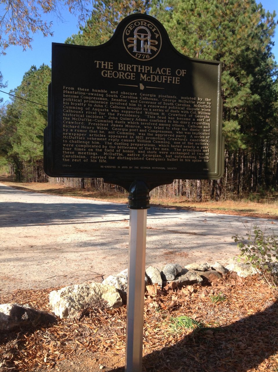 The Birthplace of McDuffie Historical Society