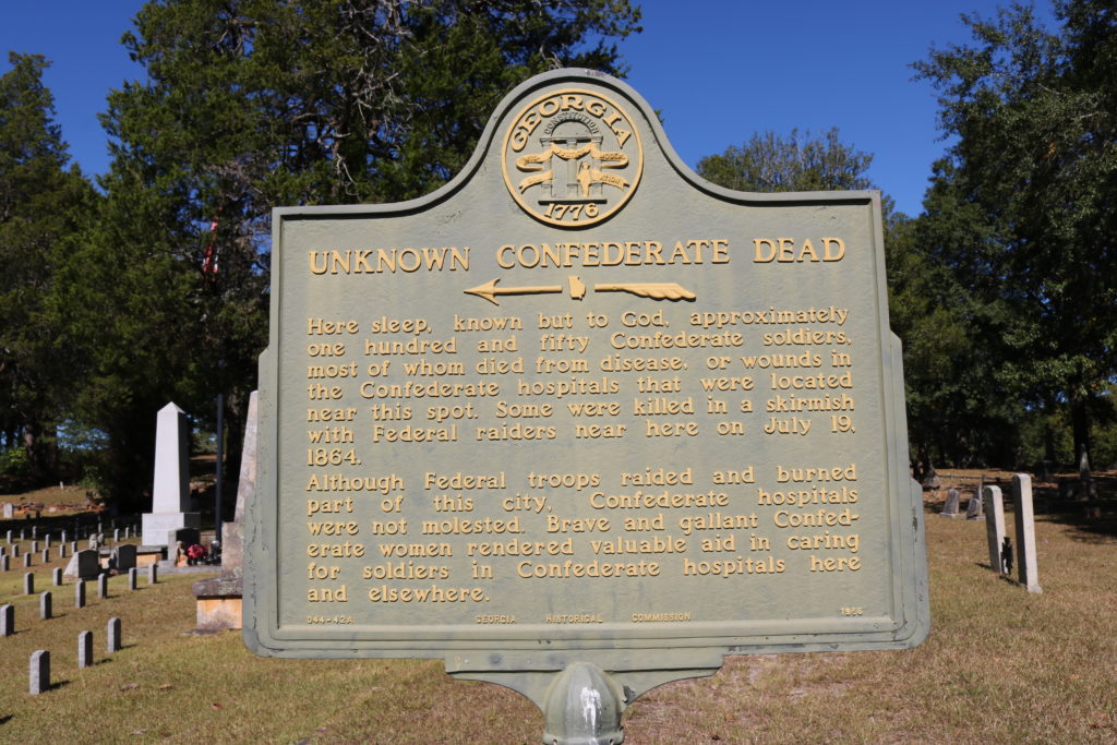 Unknown Confederate Dead, DeKalb County Historical Society