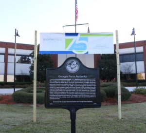 Georgia Ports Authority Historical Marker