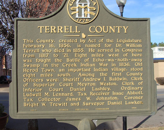 Terrell County - Georgia Historical Society