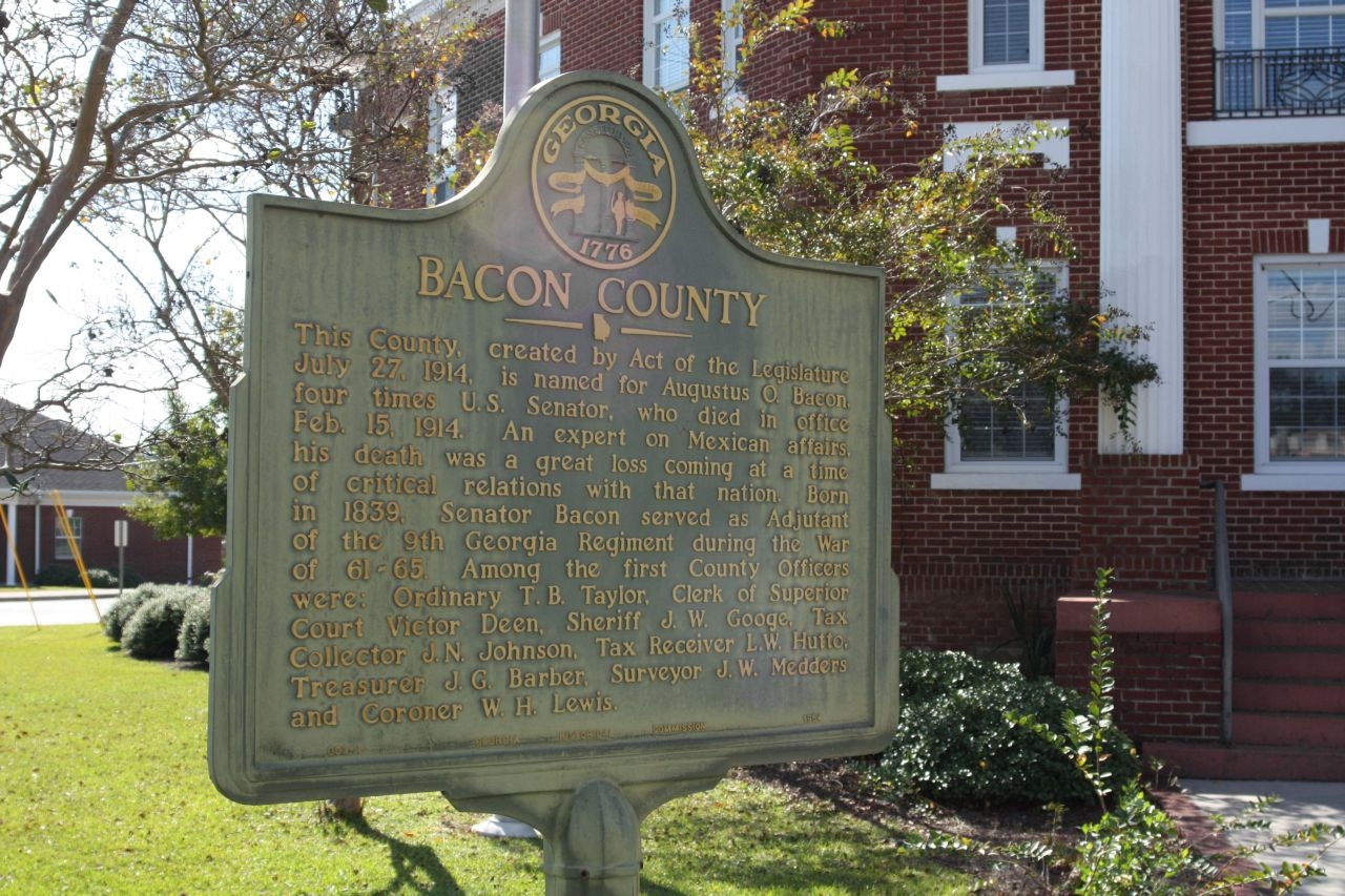 Marker Monday: Bacon County – Georgia Historical Society