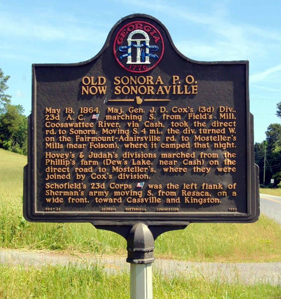 Old Sonora P.O. Now Sonoraville Historical Society