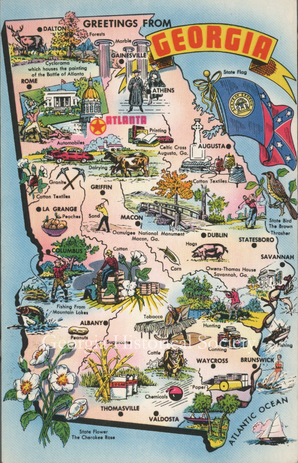 Postcard Greetings From Historical Society