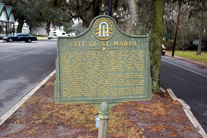 Marker Monday: City of St. Marys - Georgia Historical Society