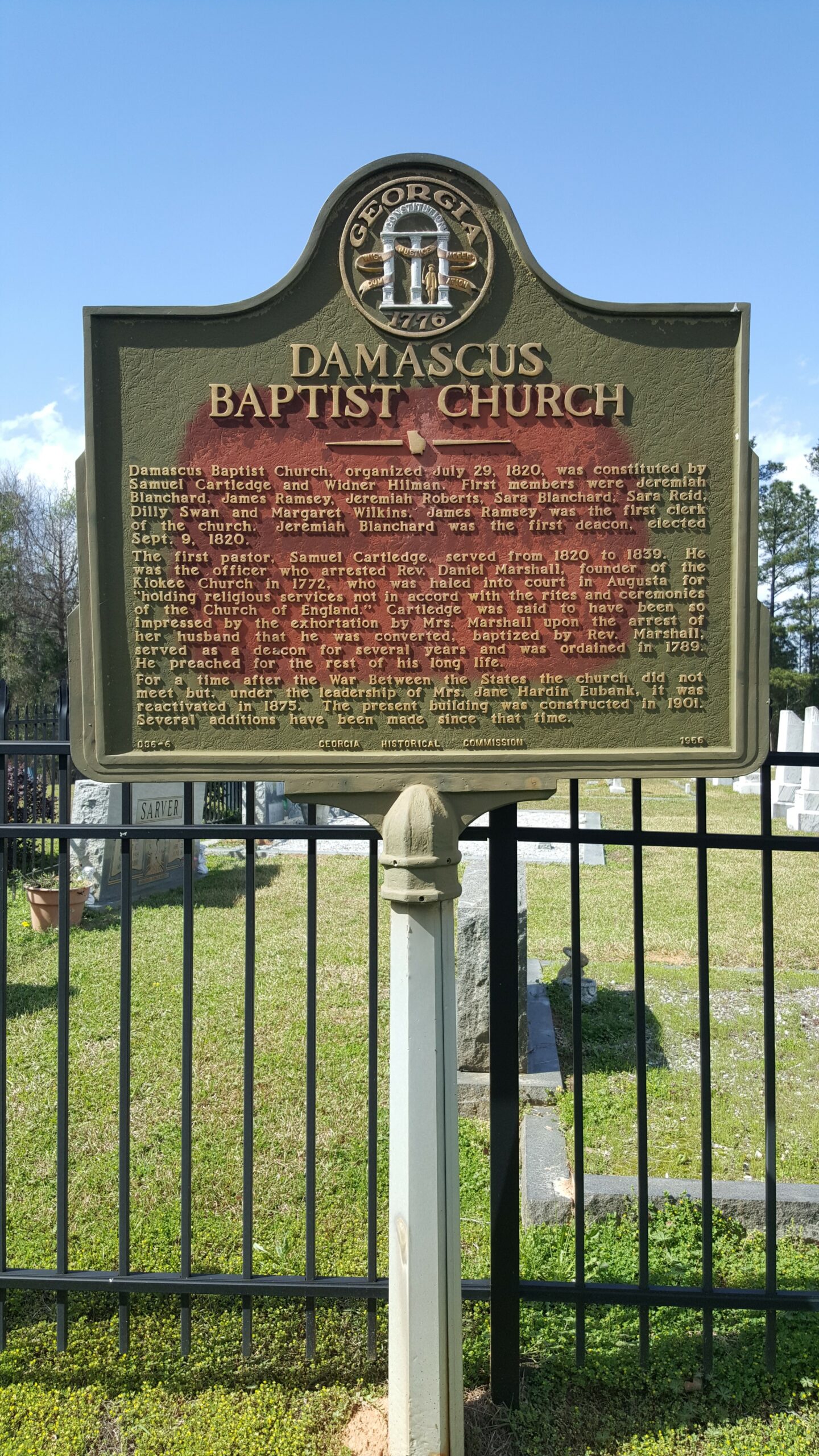 Damascus Baptist Church Historical Society