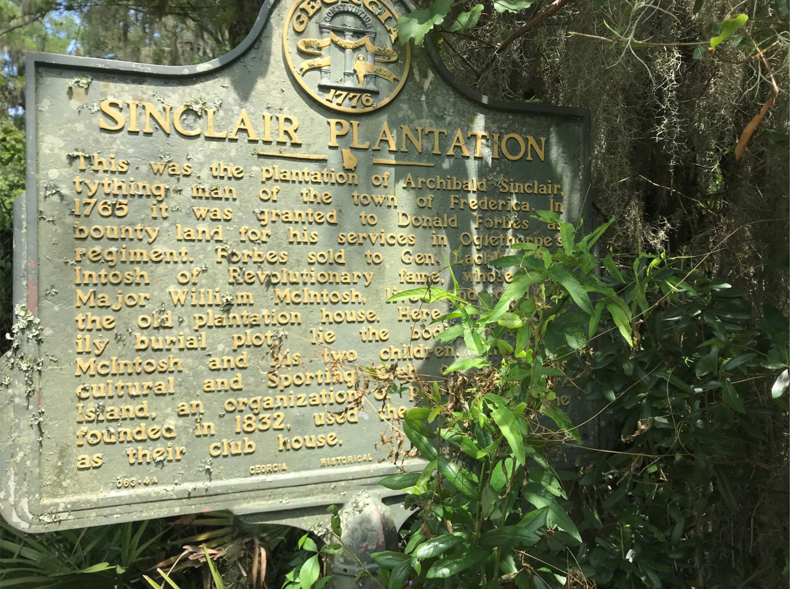 Sinclair Plantation Historical Society
