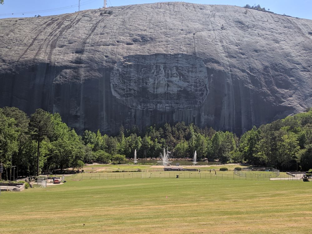 14. Ground level view of Stone Mountain Carving, 2019, Courtesy of Julia Hardenburger.