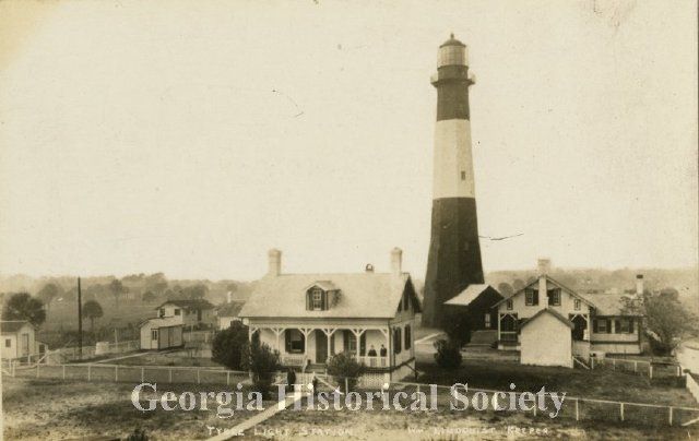 4. Photograph of Tybee Lighthouse Station, Tybee Island, GA. From Foltz Photography Studio collection.